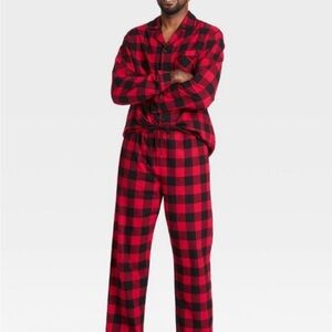 Wondershop Mens Plaid Red & Black Pajama 2-Piece Family Sleep Set
New XXL